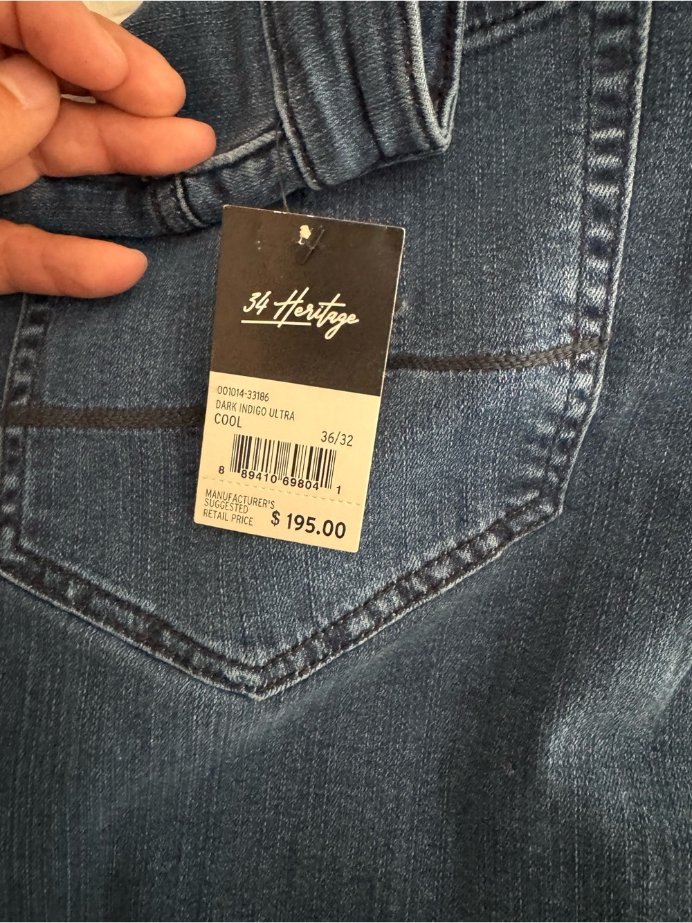 Heritage Dark Indigo Jeans - Blue